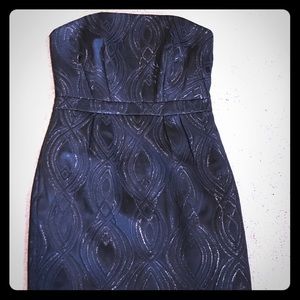 NEW Black strapless minidress-Size 6